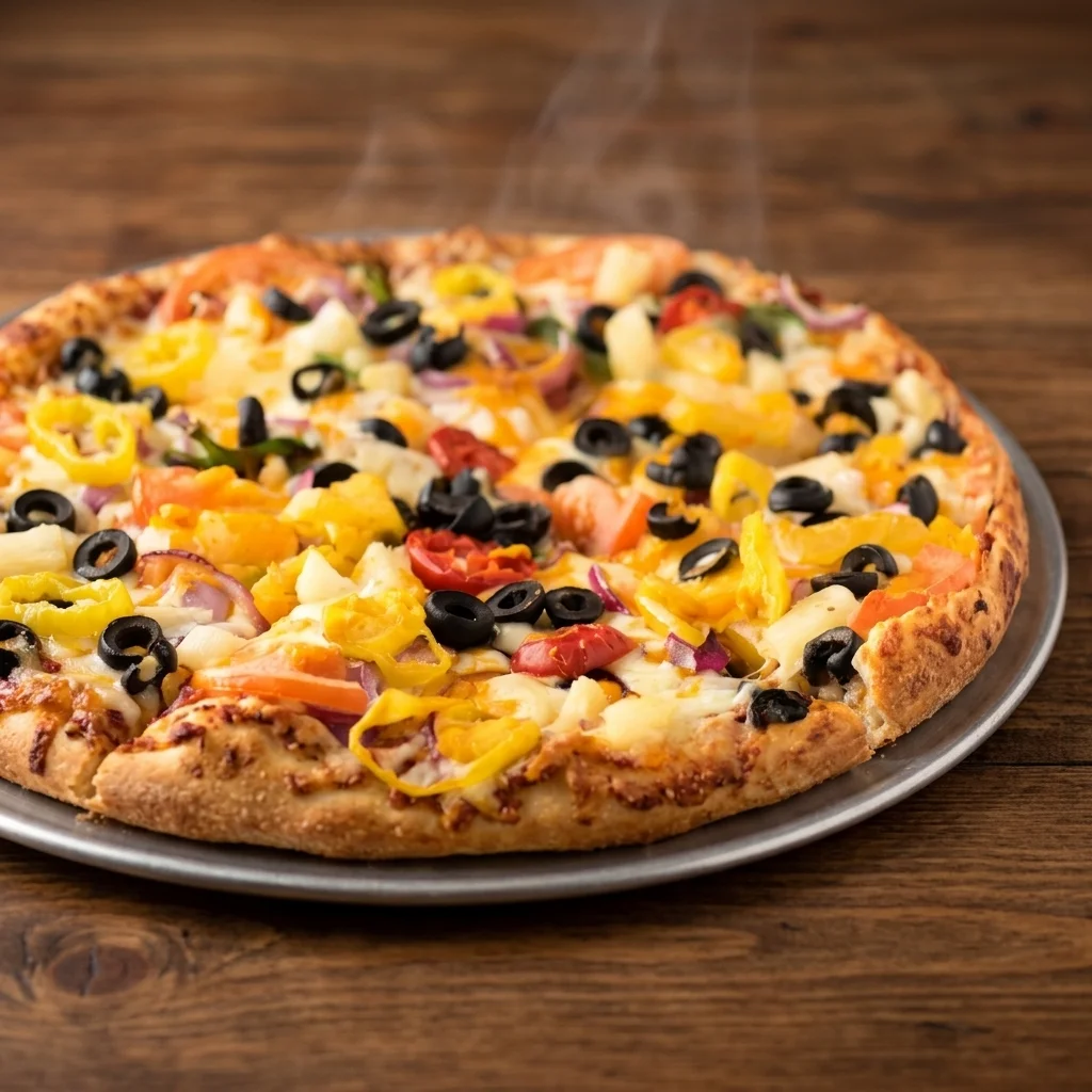Cheese pizza at Taystee Donair & Pizza in northeast Edmonton
